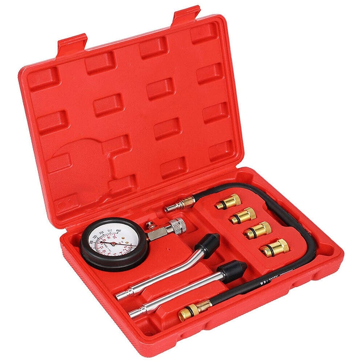 Compression Tester Kit for Car Engines Petrol Pressure Meter Automotive