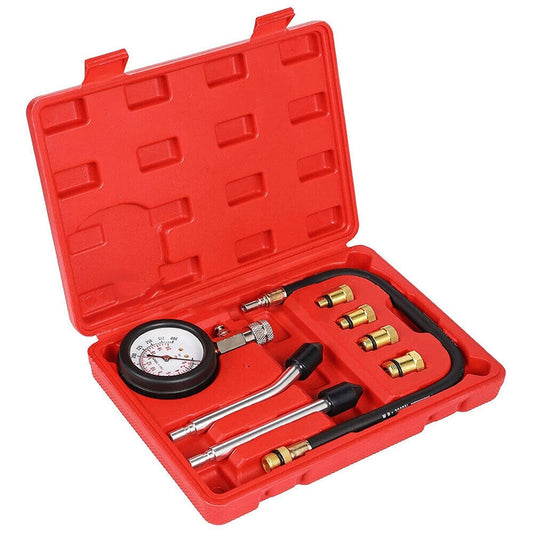 Compression Tester Kit for Car Engines Petrol Pressure Meter Automotive
