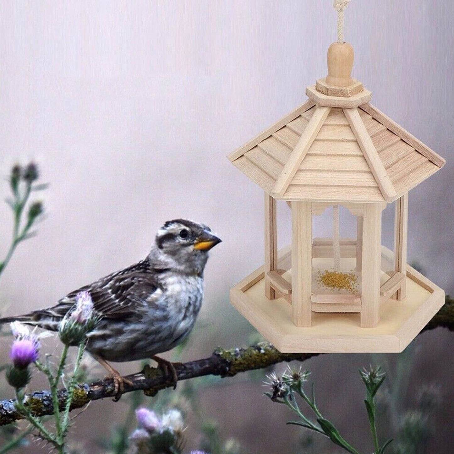 Waterproof Hanging Bird Feeder for Garden Gazebo Style