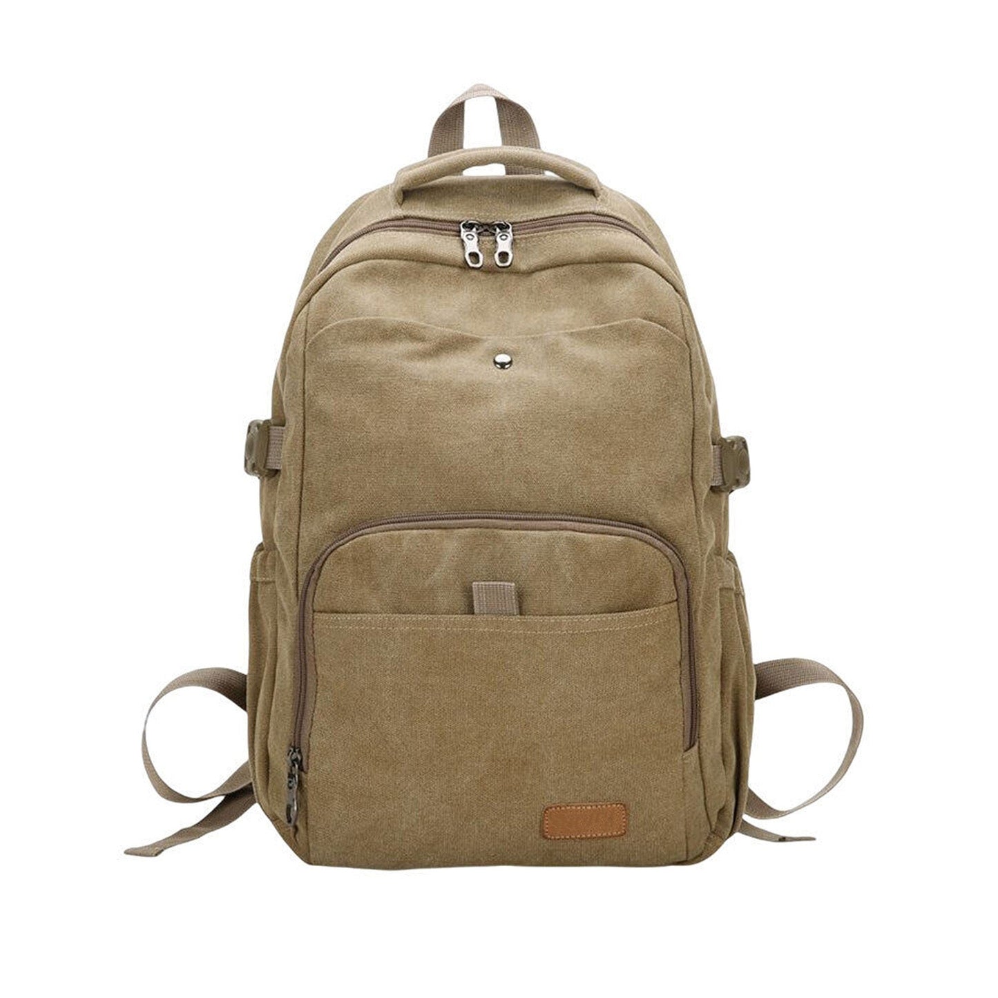 Unisex Vintage Canvas Backpack for Laptops Rucksack for School and Travel