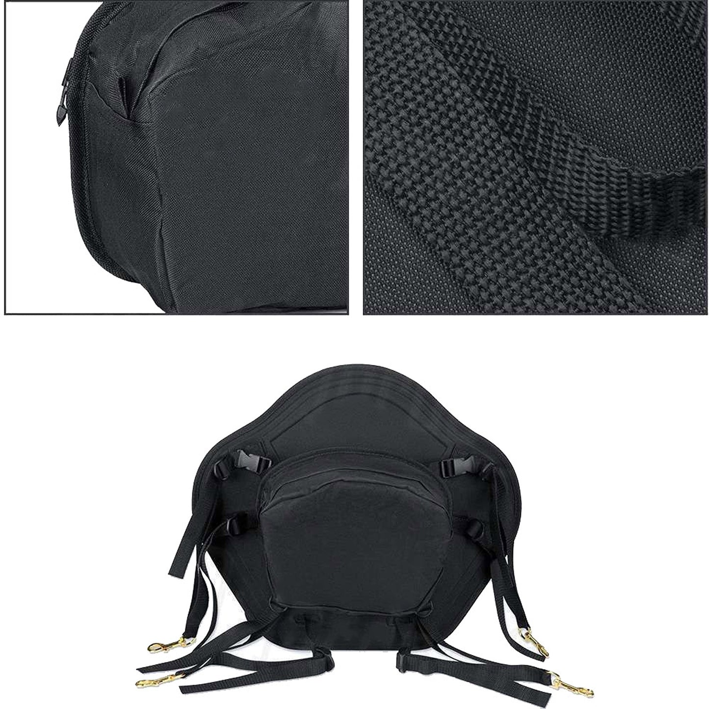 Adjustable Kayak Seat with BackPack Detachable Canoe Comfort Pad