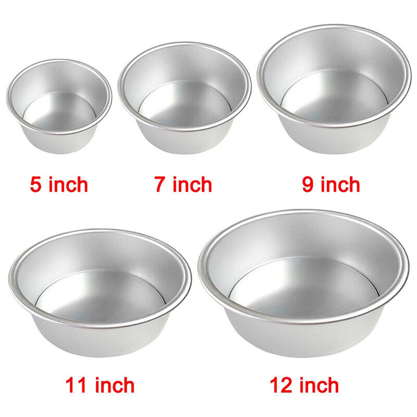 DIY Round Cake Mold Inch Reusable Pastry Tin Baking Pan