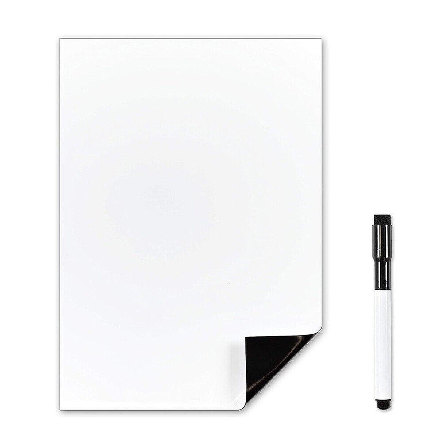 Magnetic Whiteboard for Fridge A3 Size Includes Markers and Eraser
