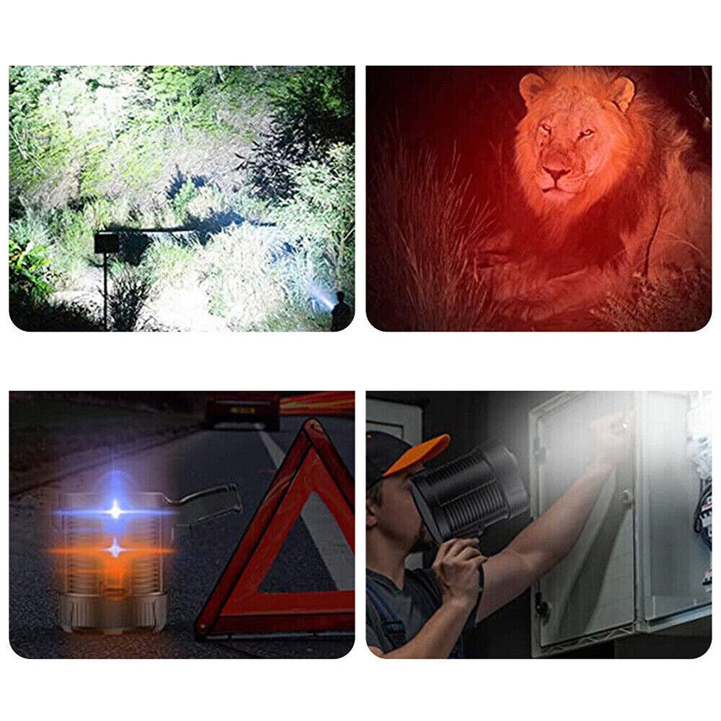 Rechargeable LED WorkLight and Searchlight with USB Functionality