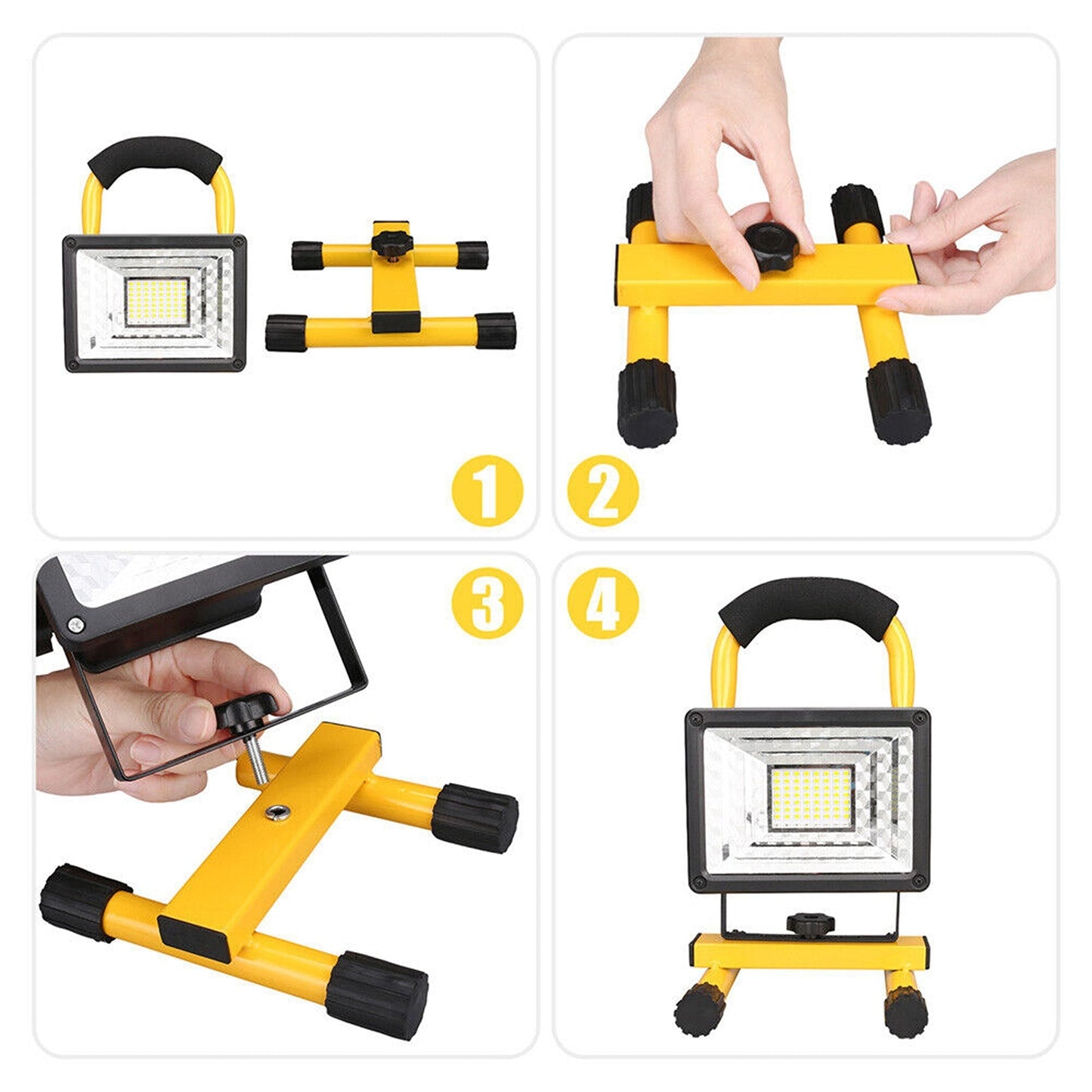Rechargeable LED Work Torch Portable Outdoor Camping Light