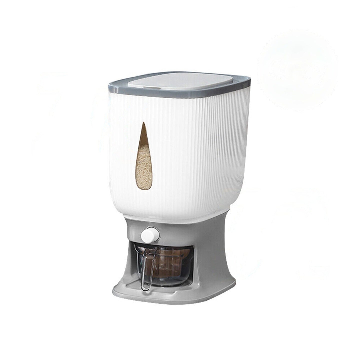 10kg Auto Grain Case Cereal Dispenser Kitchen Food Rice Storage Box