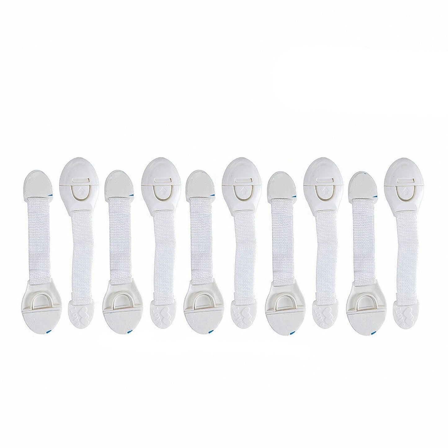 Door Cupboard Safety Lock Adhesive Cabinet Drawers 10 Pack