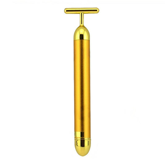 Gold Pulse Energy Facial Massager Beauty Bar for Face Tightening