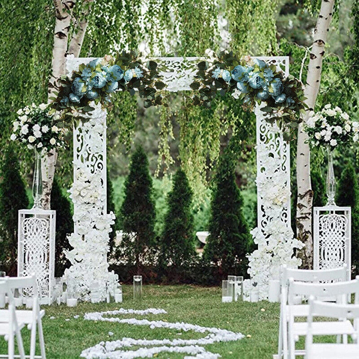 Floral Arch Bouquet Garland Artificial Wedding Door Lintel Decoration