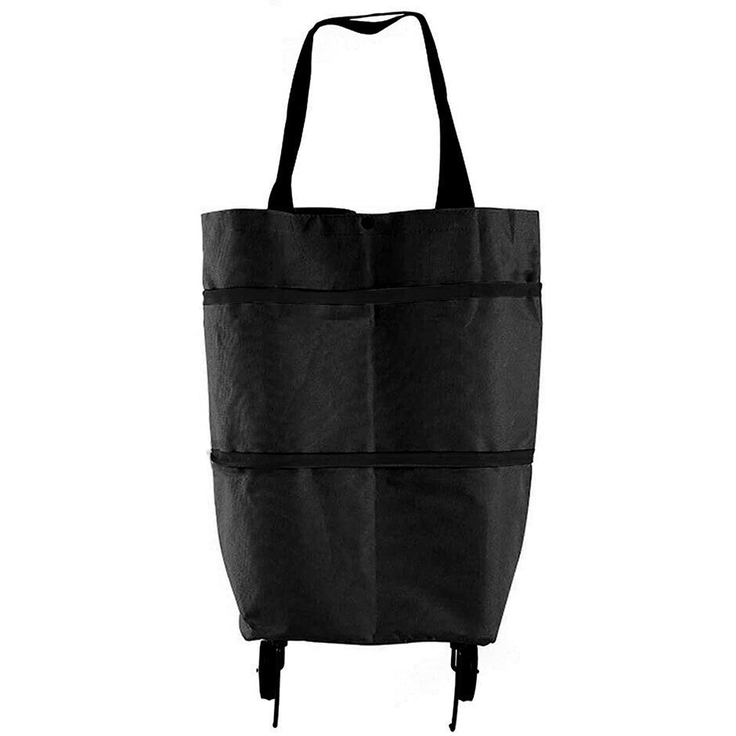 Foldable Shopping Trolley Bag with Wheels for Portable Use