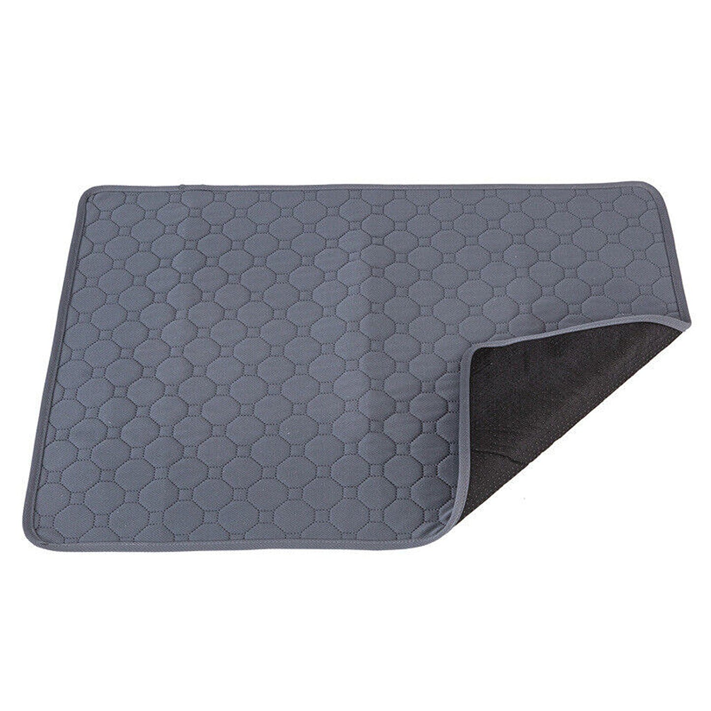 Grey Washable Dog Puppy Training Pee Pads Absorbent Mat 2 Pack