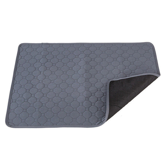 Grey Washable Dog Puppy Training Pee Pads Absorbent Mat 2 Pack