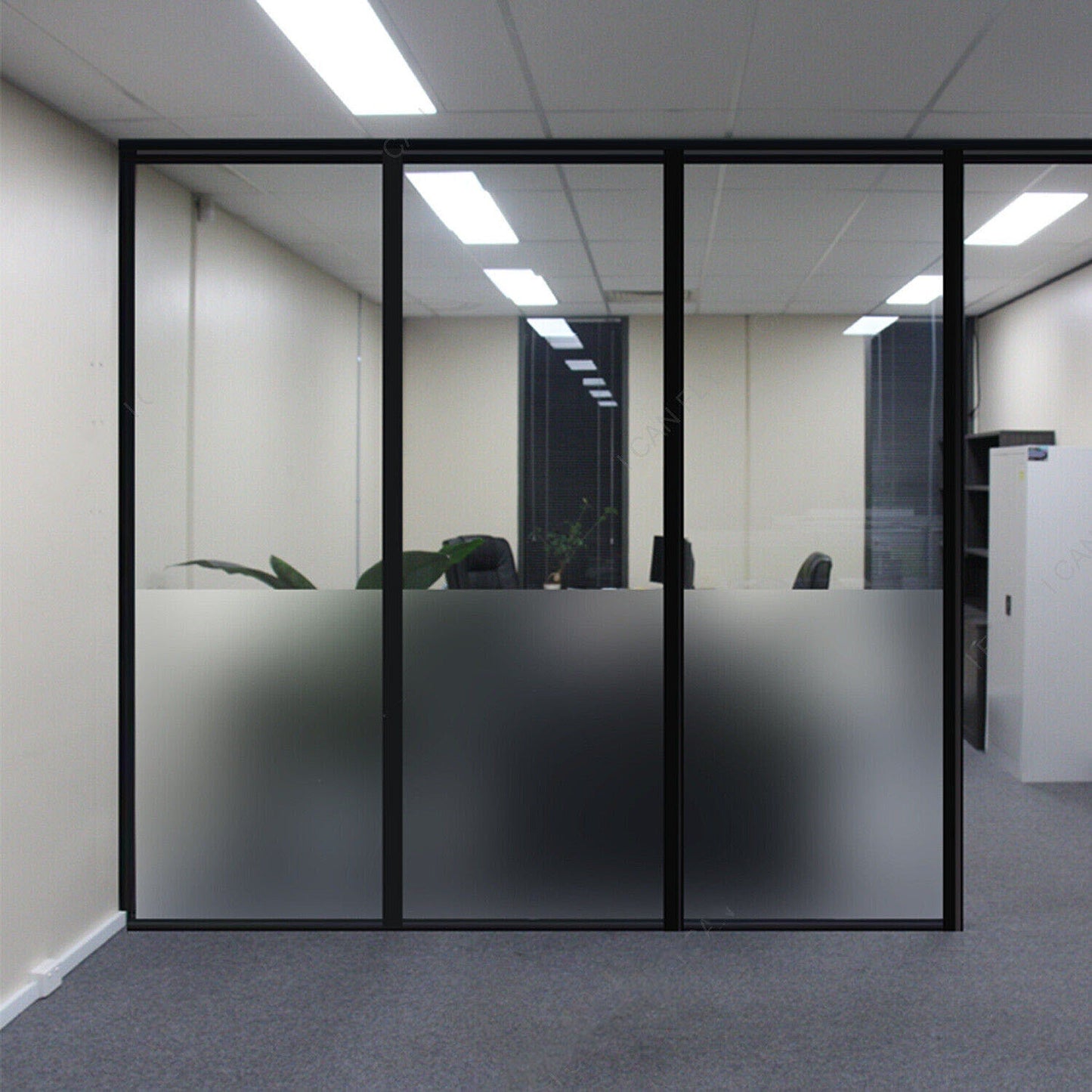 Removable Privacy Film for Home Window Glass Clear Frosted