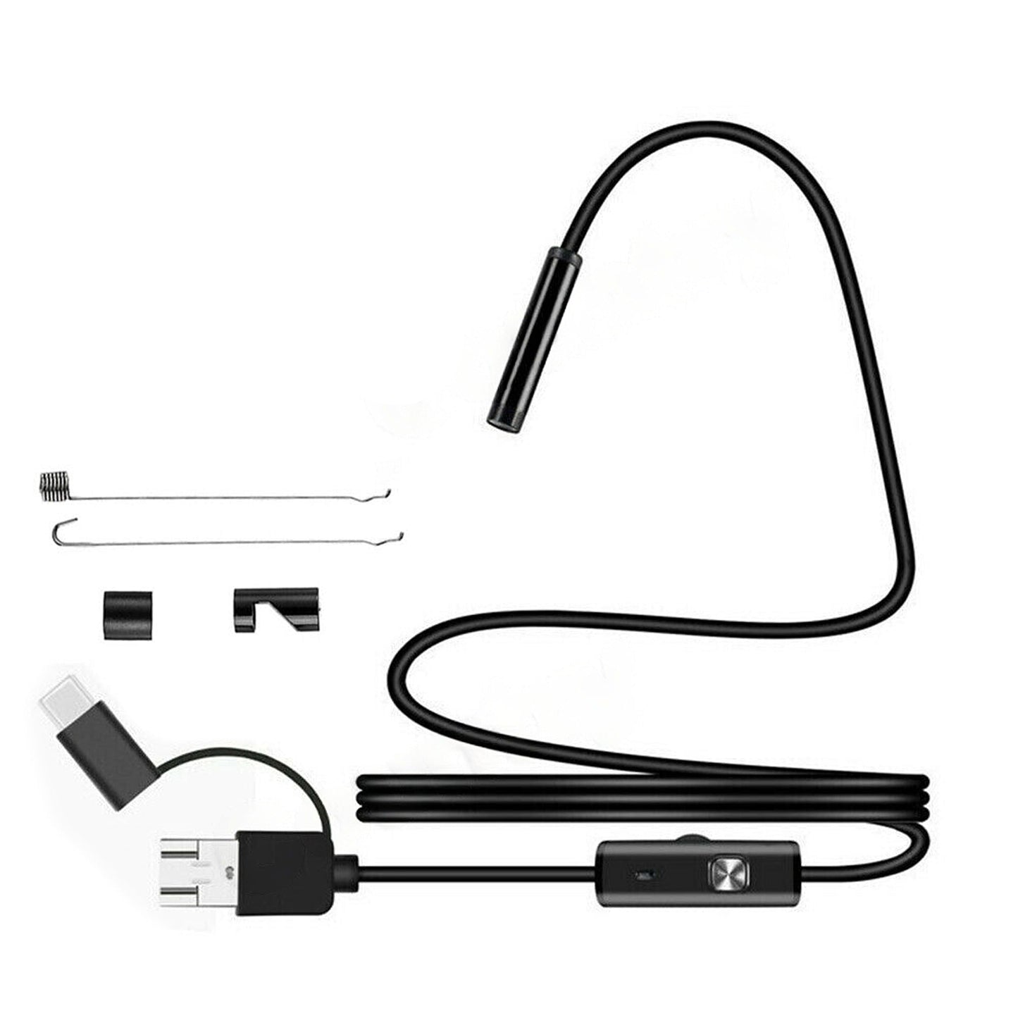 Endoscope Inspection Camera Waterproof USB Type-C Borescope for Android