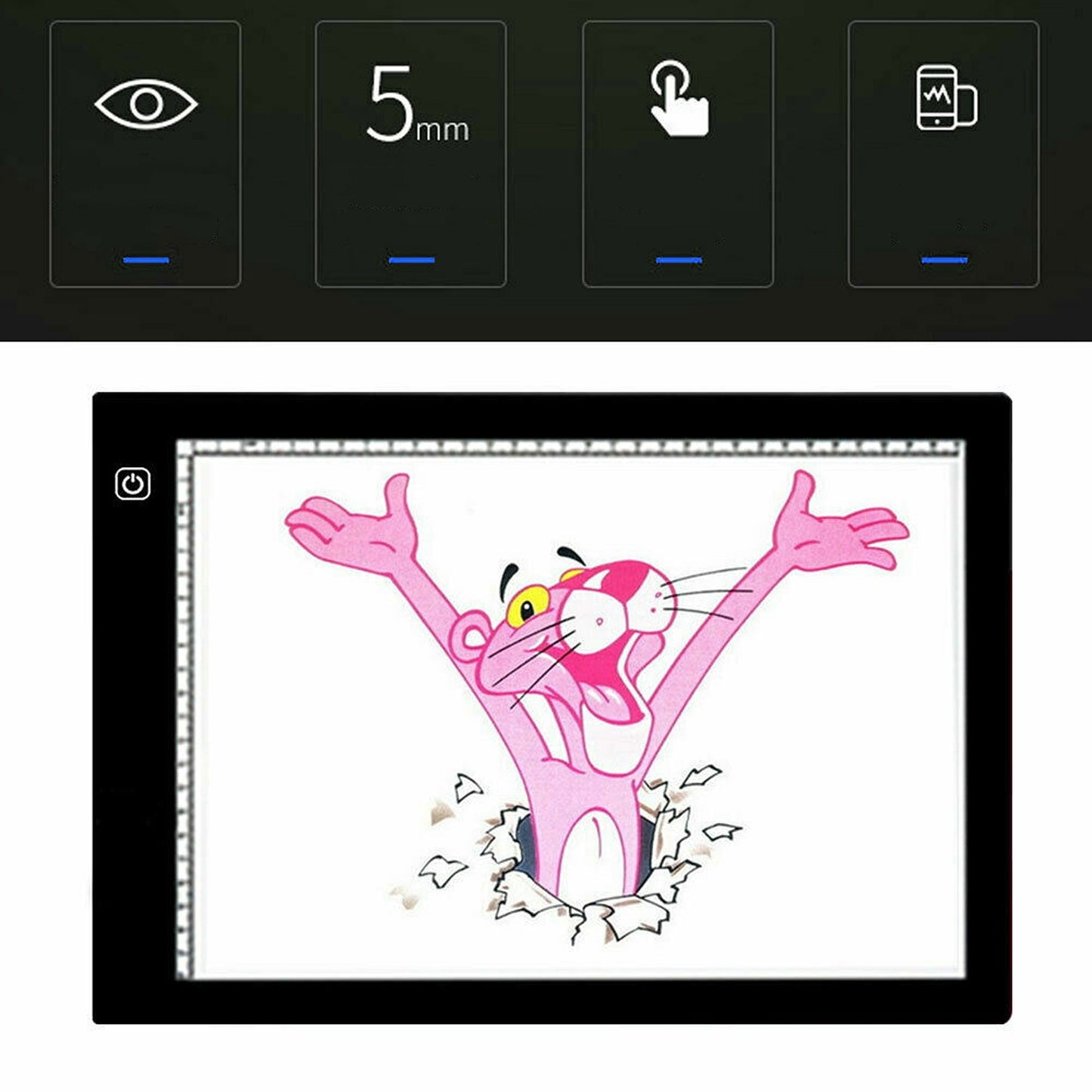 USB Day And Light A3 LED Tracing Art Design Drawing Board Lightbox