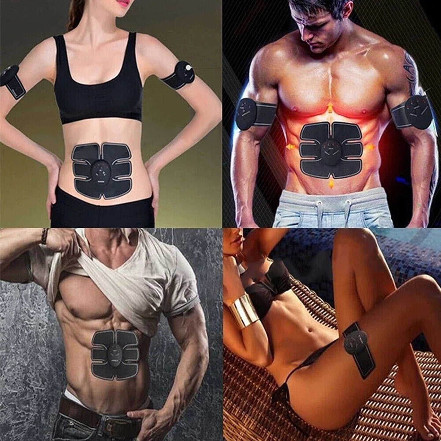 Full Body EMS Muscle Stimulator ABS Ultimate Hip Trainer Gear
