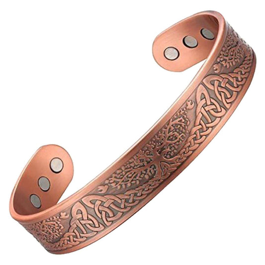 Magnetic Copper Bracelet for Arthritis Pain Relief Therapy Cuff