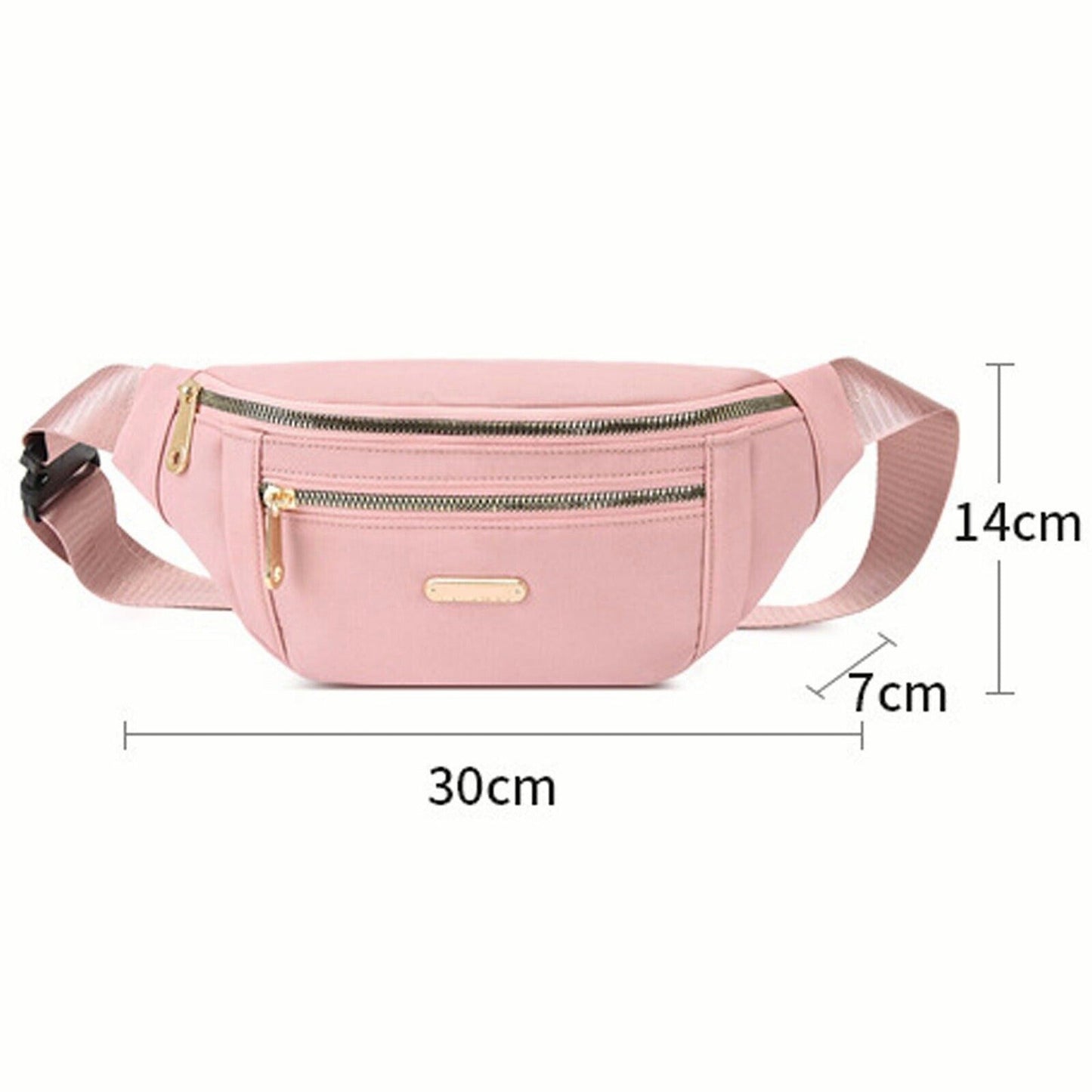 Holiday Travel Money Belt Pouch Unisex Waist Bum Bag Fanny Pack