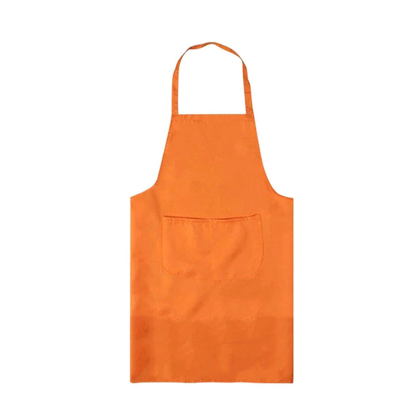 Durable Plain Chef Apron with Pocket Washable Kitchen Bib