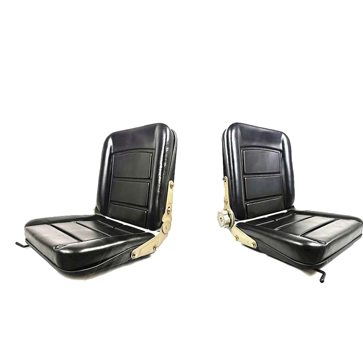 Forklift Truck Seat with Suspension Excavator Tractor Chair in PU Leather