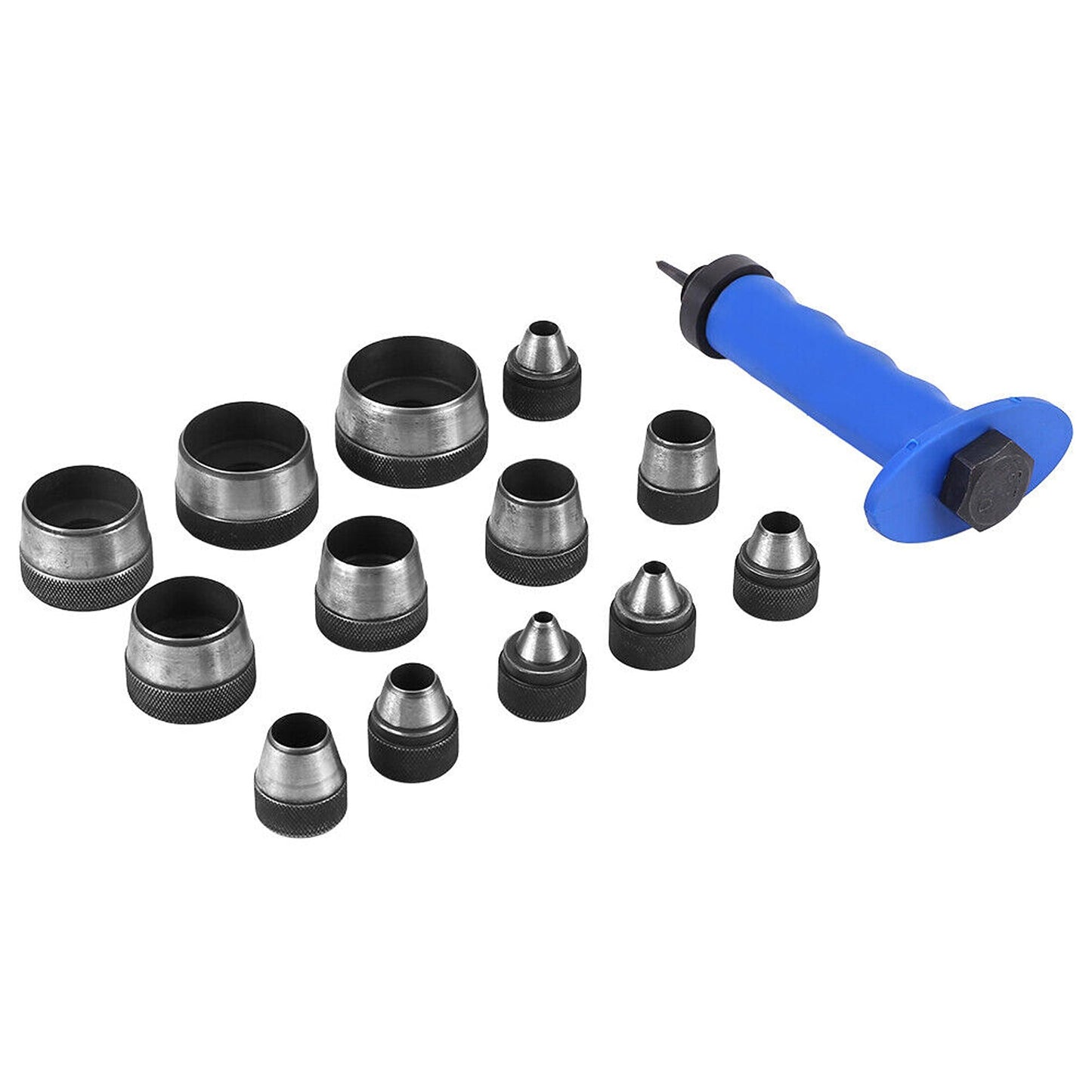 13pcs Hollow Punch Set for Leather Gasket and Paper Crafting