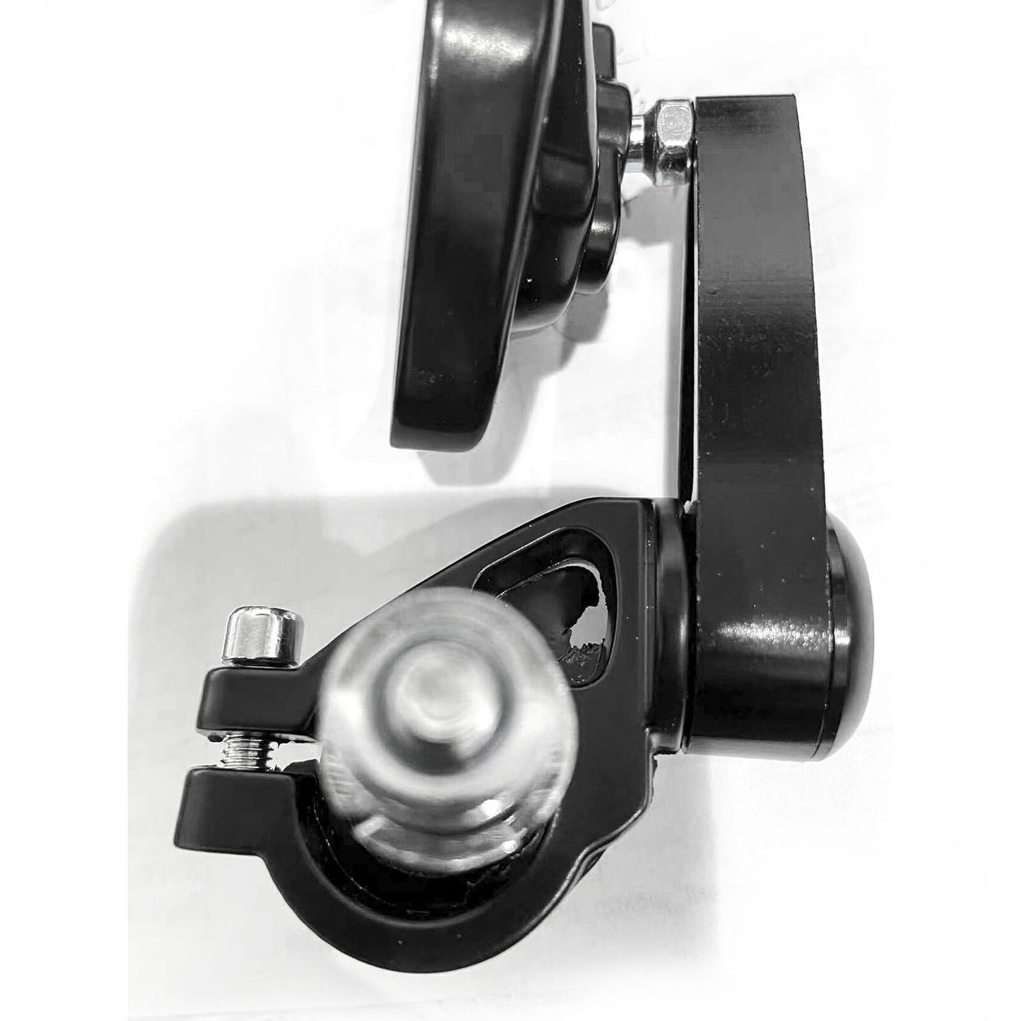 Cafe Racer Black Rear View Mirrors Universal Motorcycle Bike Bar End