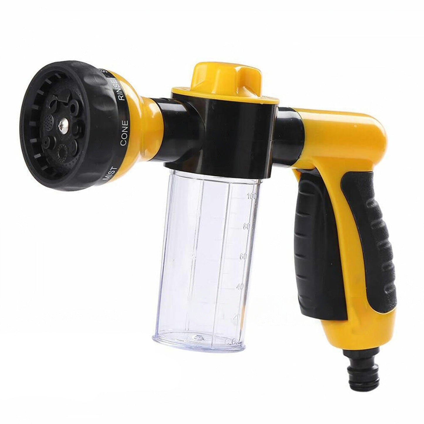 Car Wash High-Pressure Sprayer Nozzle Hose Gun with Water Foam Soap
