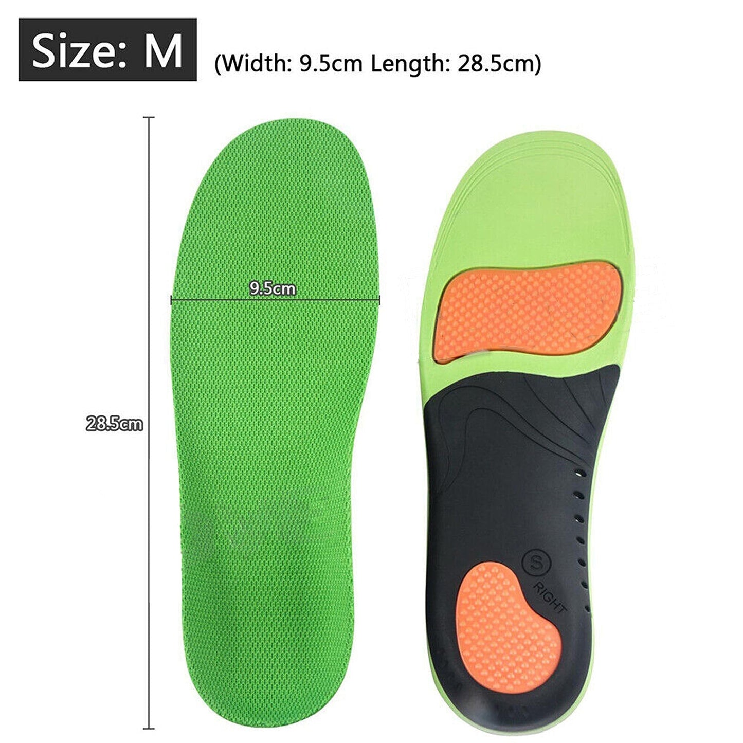 Arch Support Insoles Flat Foot Feet Plantar Insert Pad