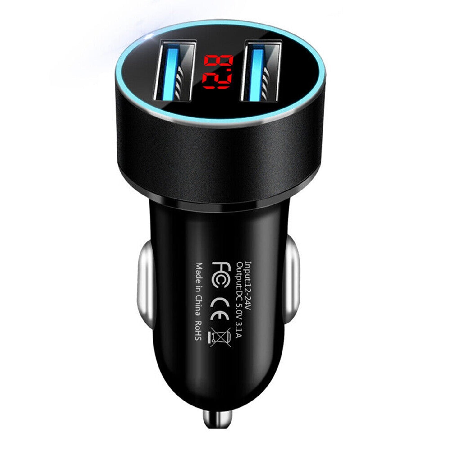 USB 3.0 Quick Charging Car Adapter for iPhone and Samsung 12V