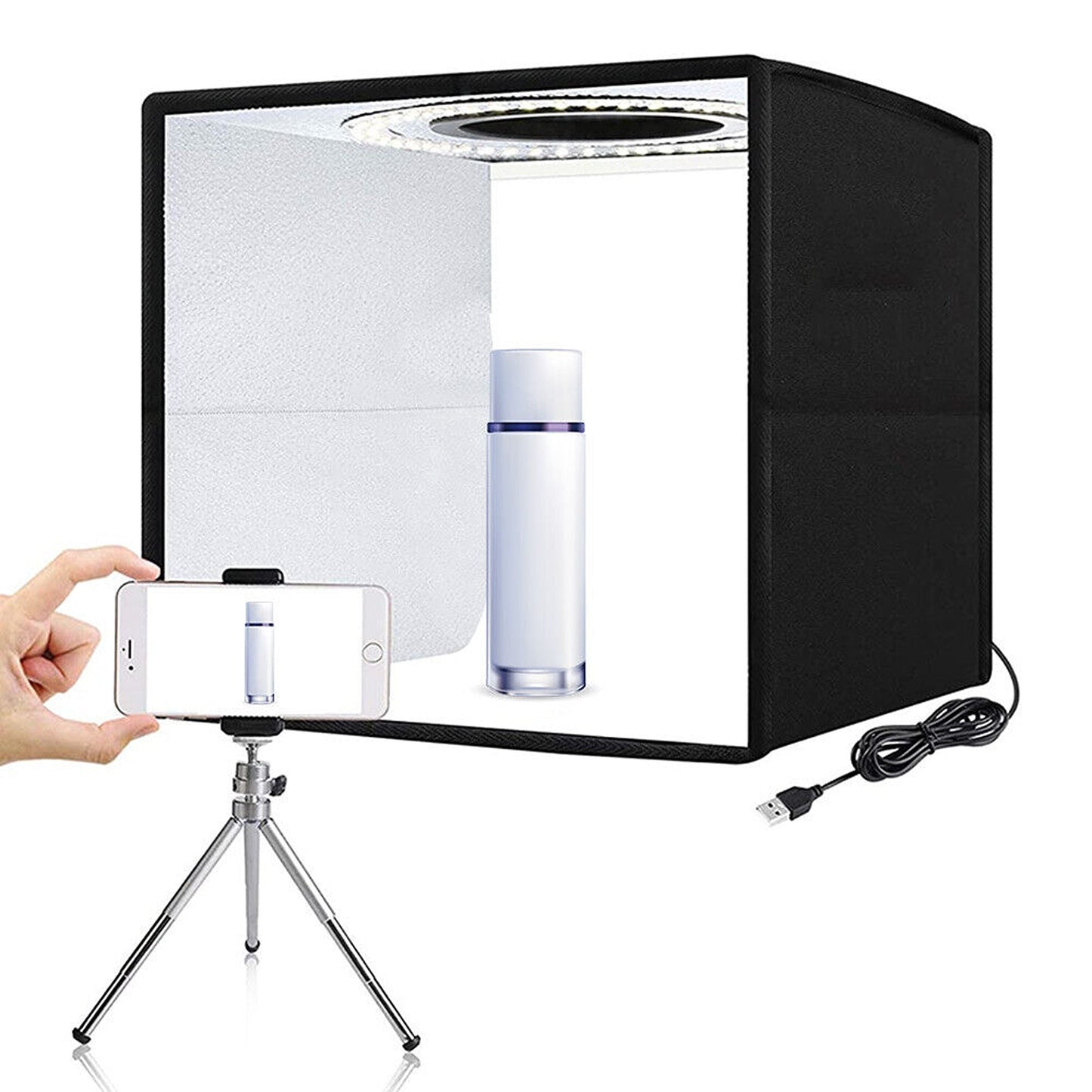 Portable Photo Studio Light Box with 144 LED Lighting for Product Photography