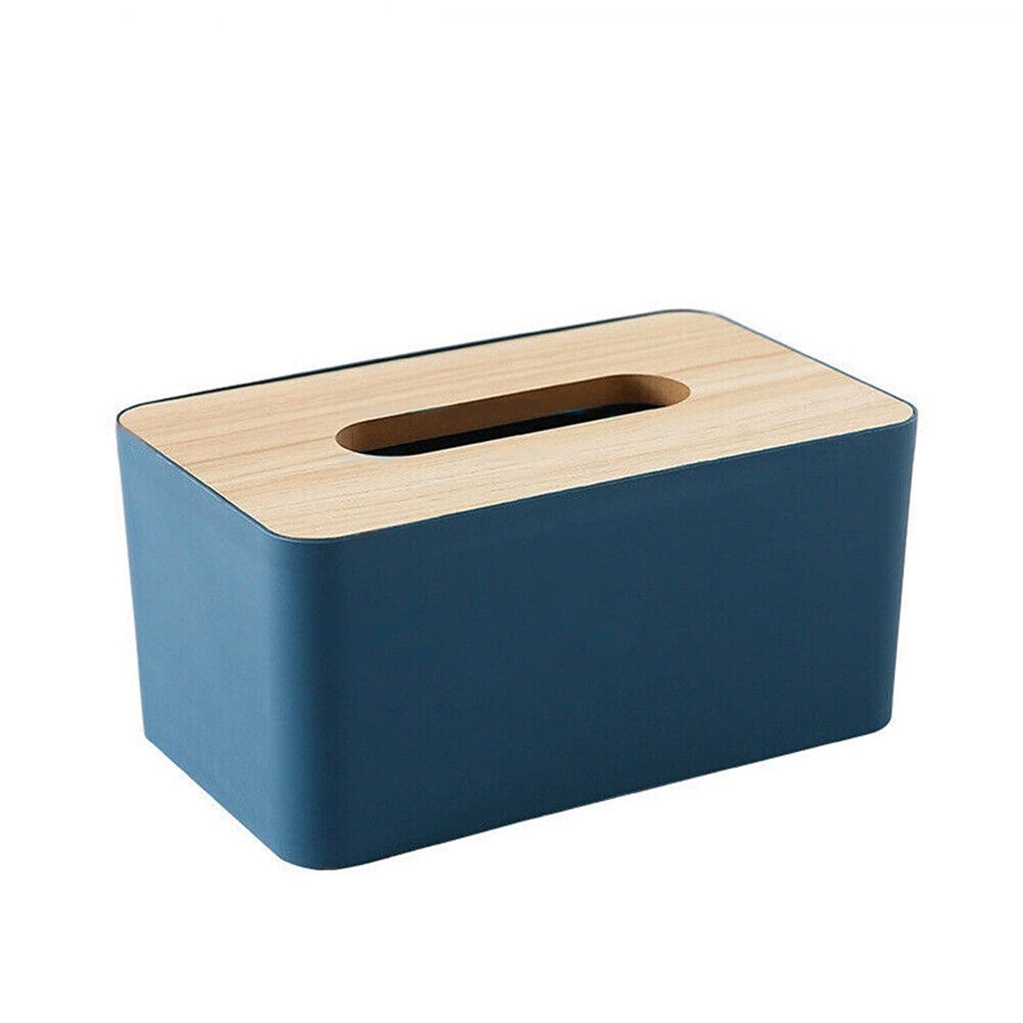Wooden Tissue Box Cover Paper Napkin Storage Holder Dispenser