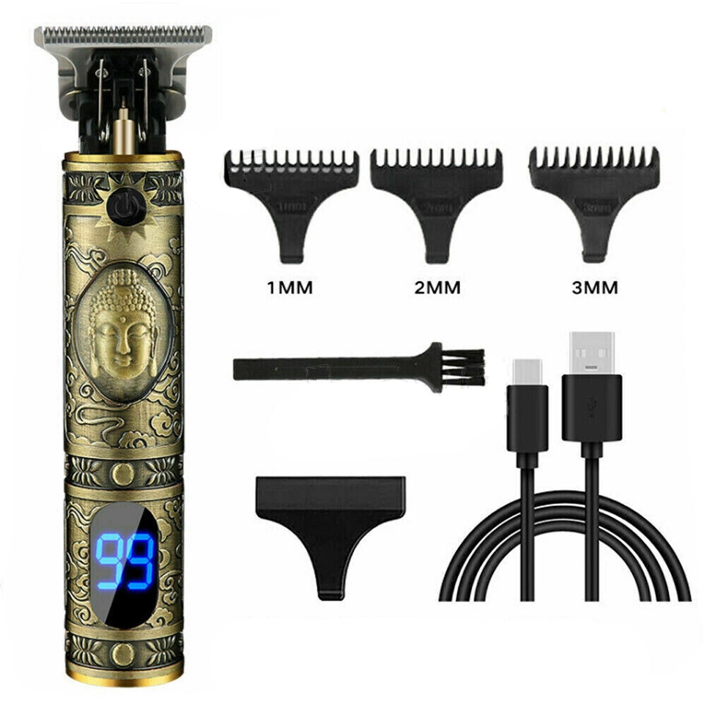 Cordless Hair Clippers Trimmer Electric Beard Shaver Men