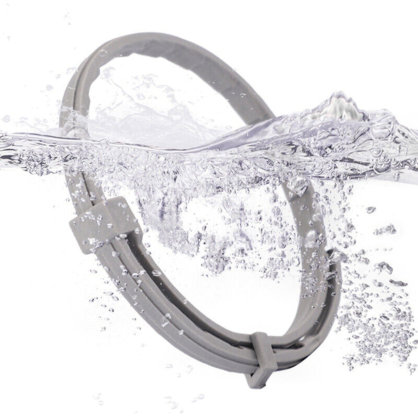 Grey Kitten and Puppy Identification Collar Bands for New Pets