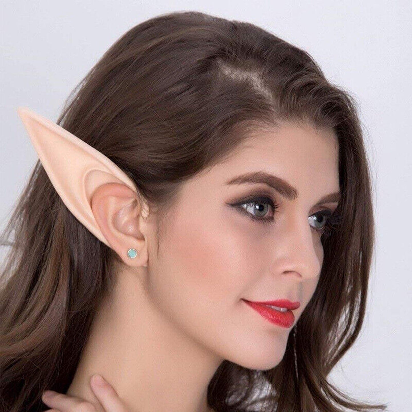 1pair Cosplay Rubber Elf Ears Fairy Pixie Style for Halloween