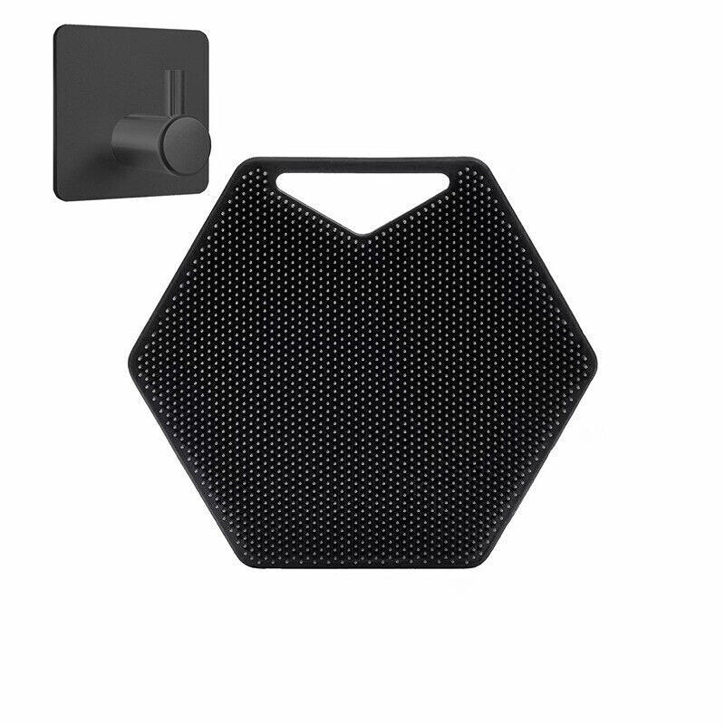 Exfoliating Silicone Shower Brush Mat Foot Back Body Scrubber
