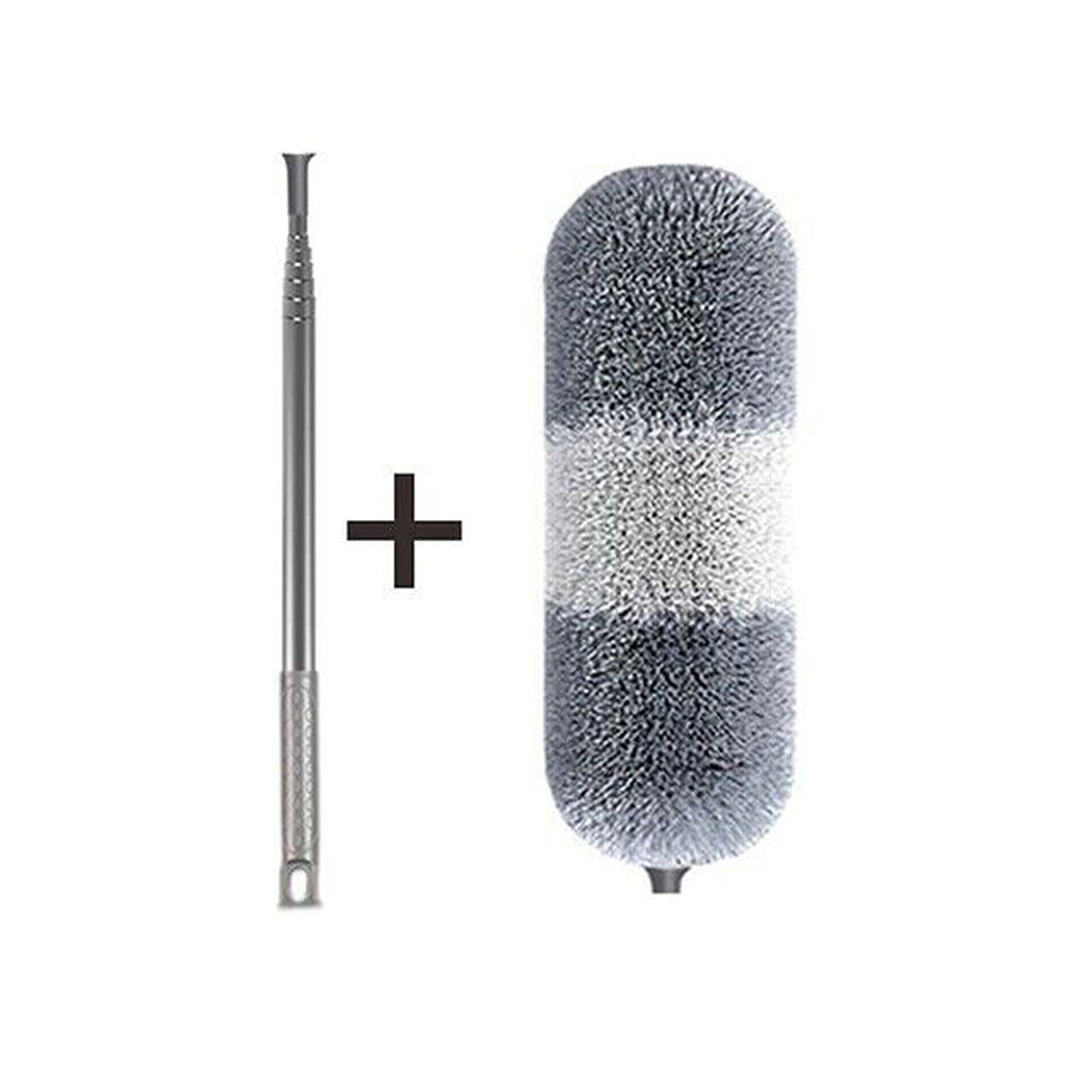 Telescopic Magic Duster with Microfibre Head and Stainless Steel Pole