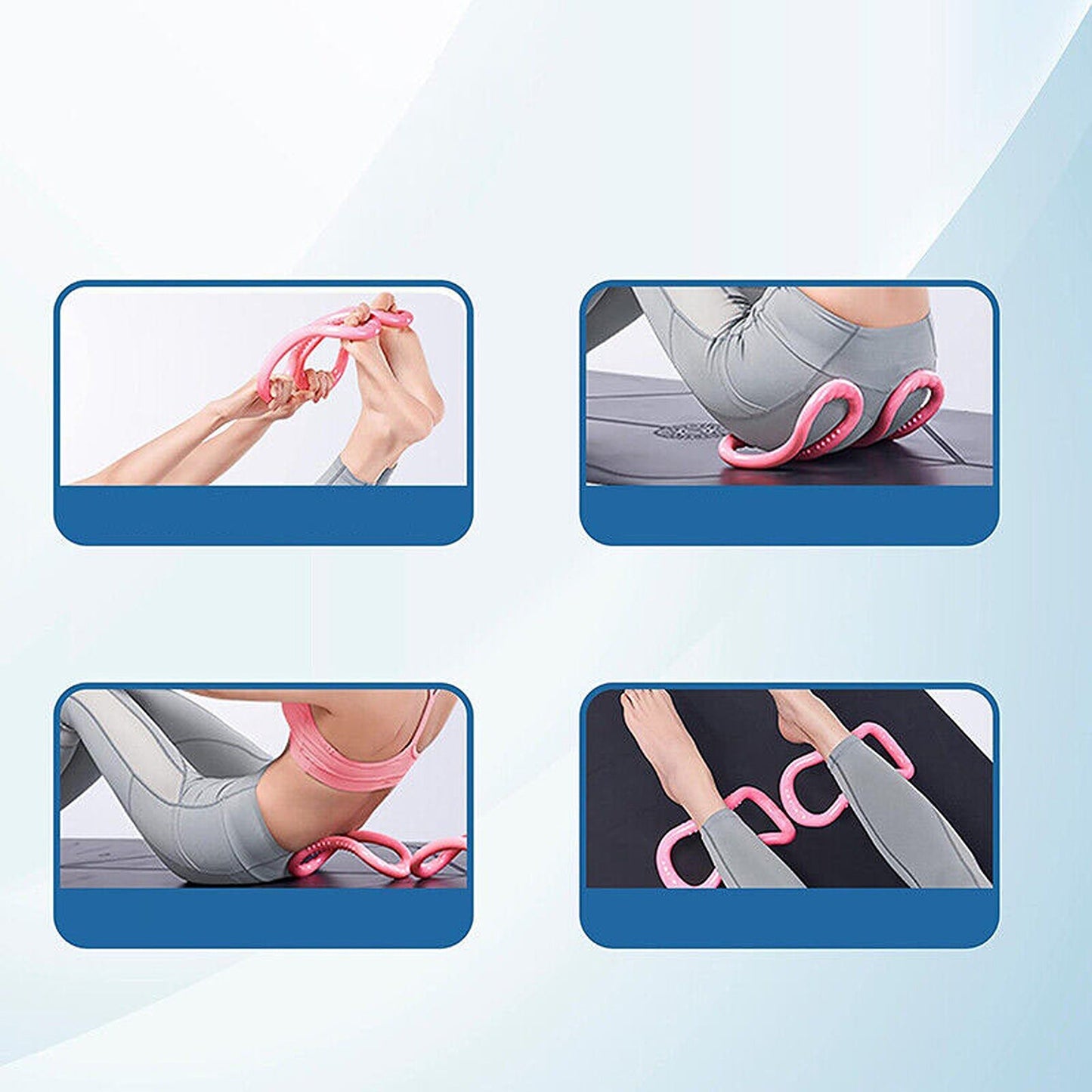 Yoga Pilates Ring for Fitness Training and Flexibility Exercises