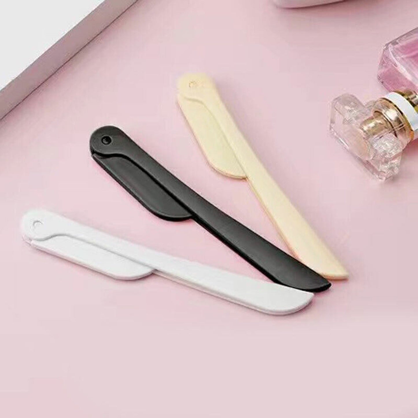 3pcs Portable Safety Eyebrow Trimmer and Shaper for Facial Hair