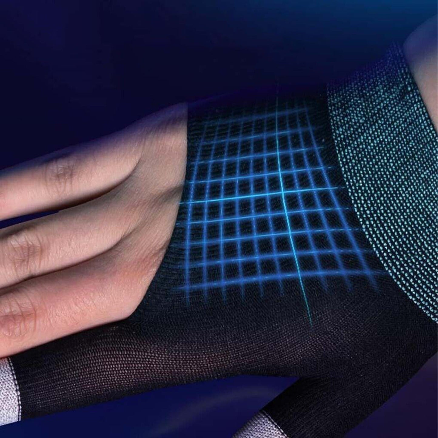 2pcs Sensitive Touch Control Gaming Gloves Breathable Material