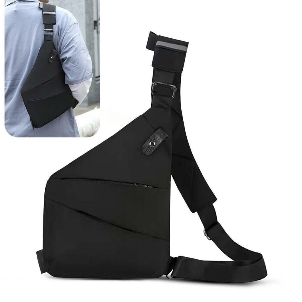 Portable Waterproof Shoulder Bag with Anti-Theft Pocket Personal Travel Chest Bag