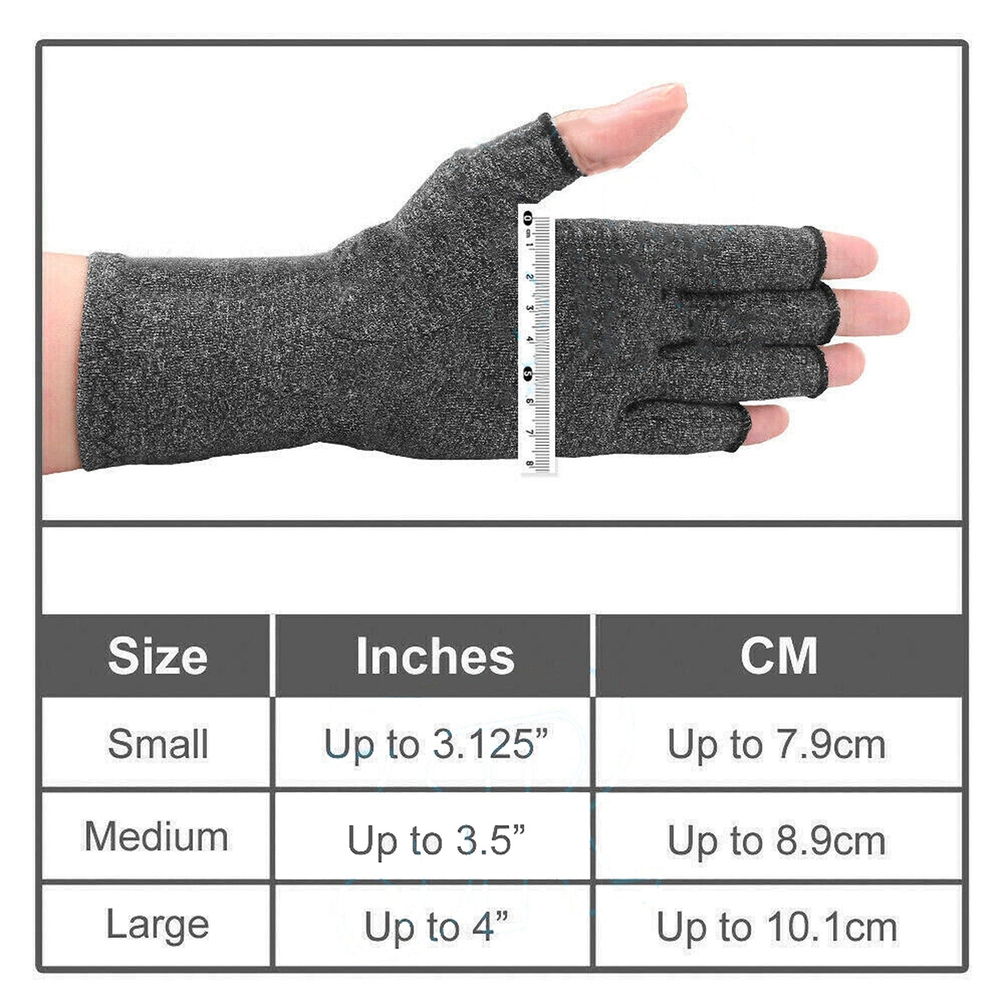 Compression Arthritis Gloves Wrist Hand Brace Finger Support