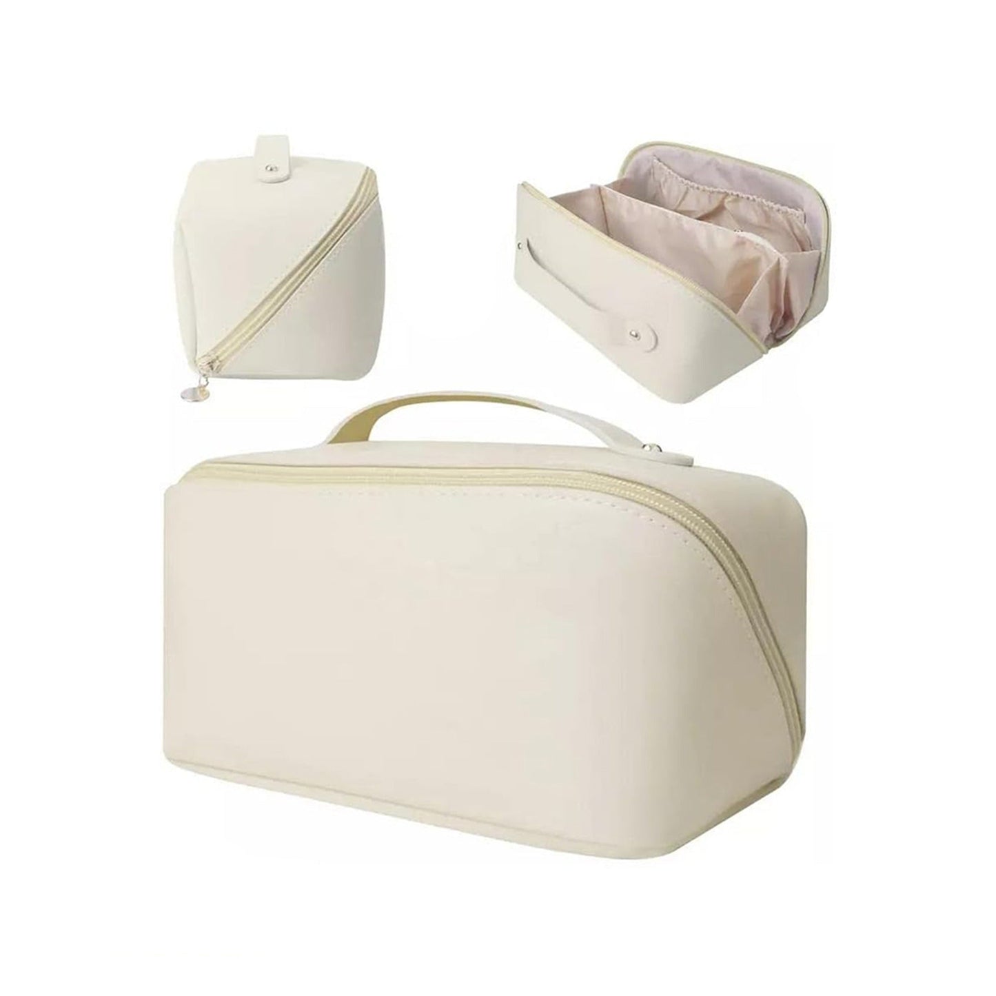Travel Makeup Organizer Large Cosmetic Bag with Dividers