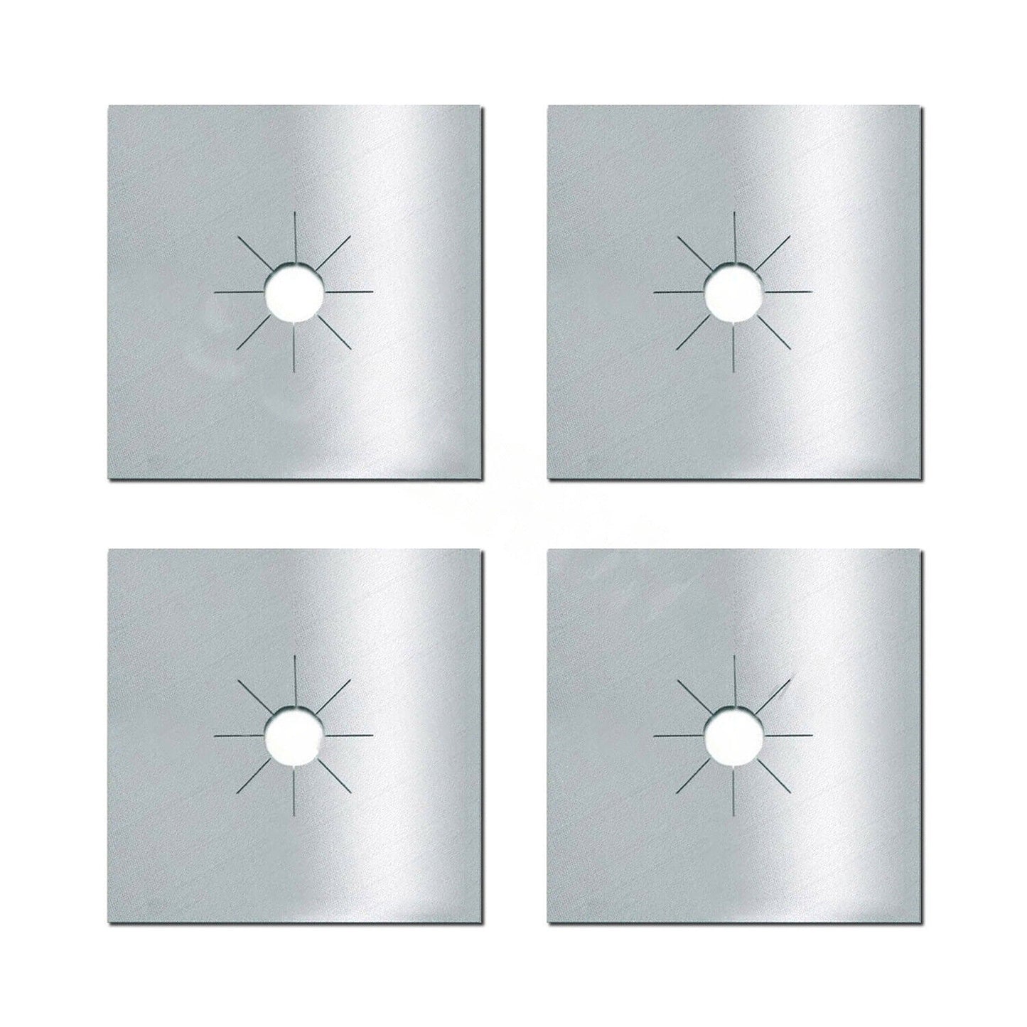 16pcs Stove Burner Covers Reusable Non-Stick Gas Range Protectors