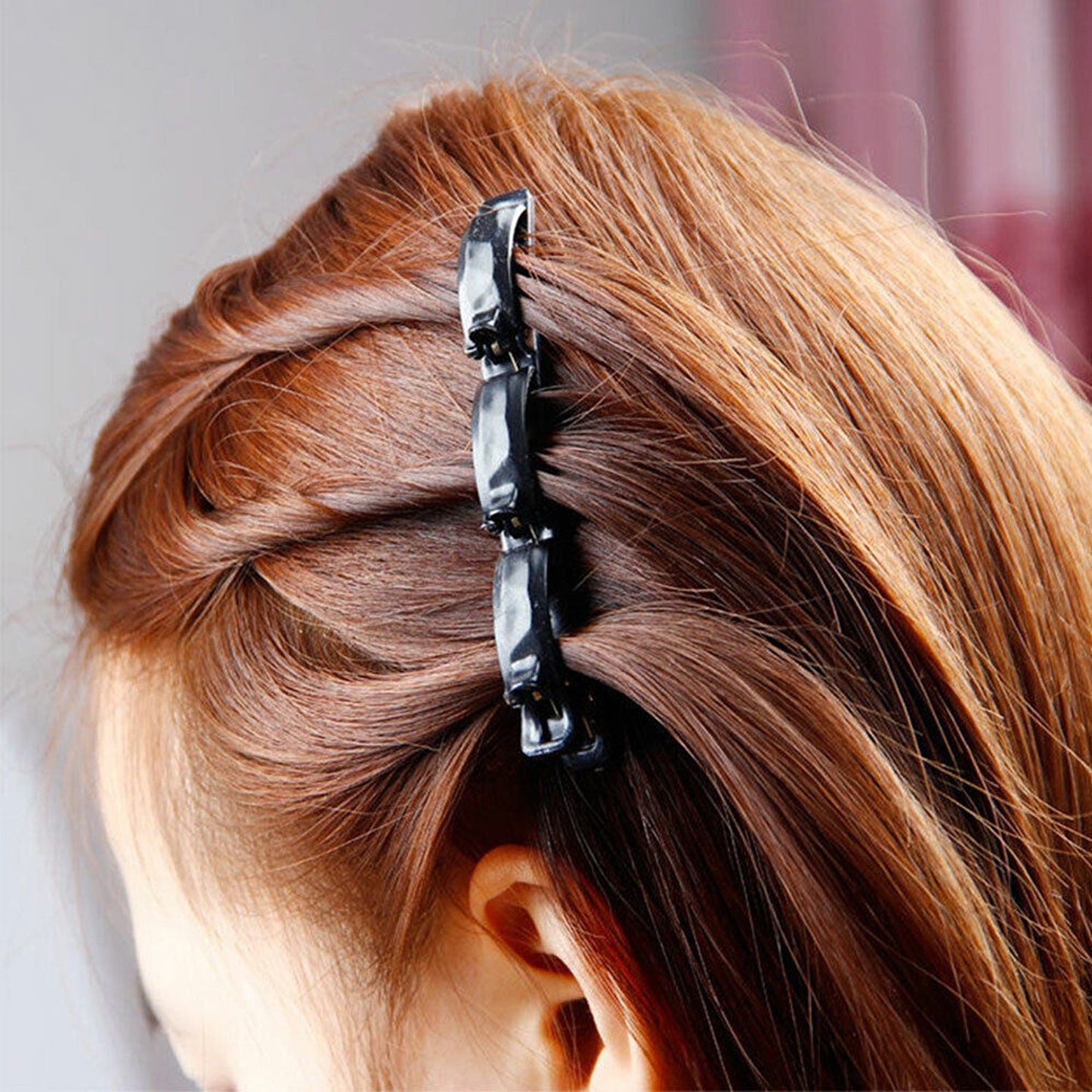 Set of 2 Hair Clips with Double Bangs Hairstyle Hairpin Accessories