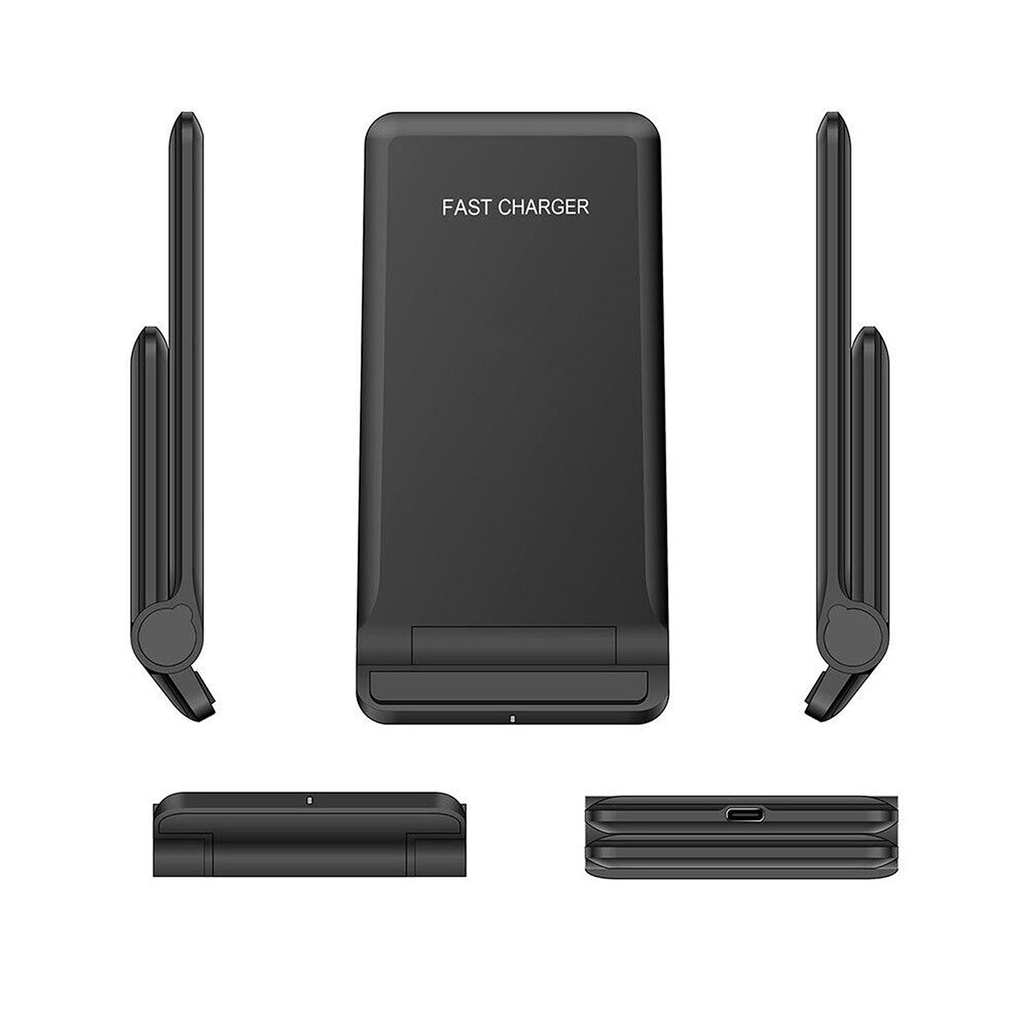 30W Fast Wireless Charger Stand Compatible with iPhone and Samsung Devices
