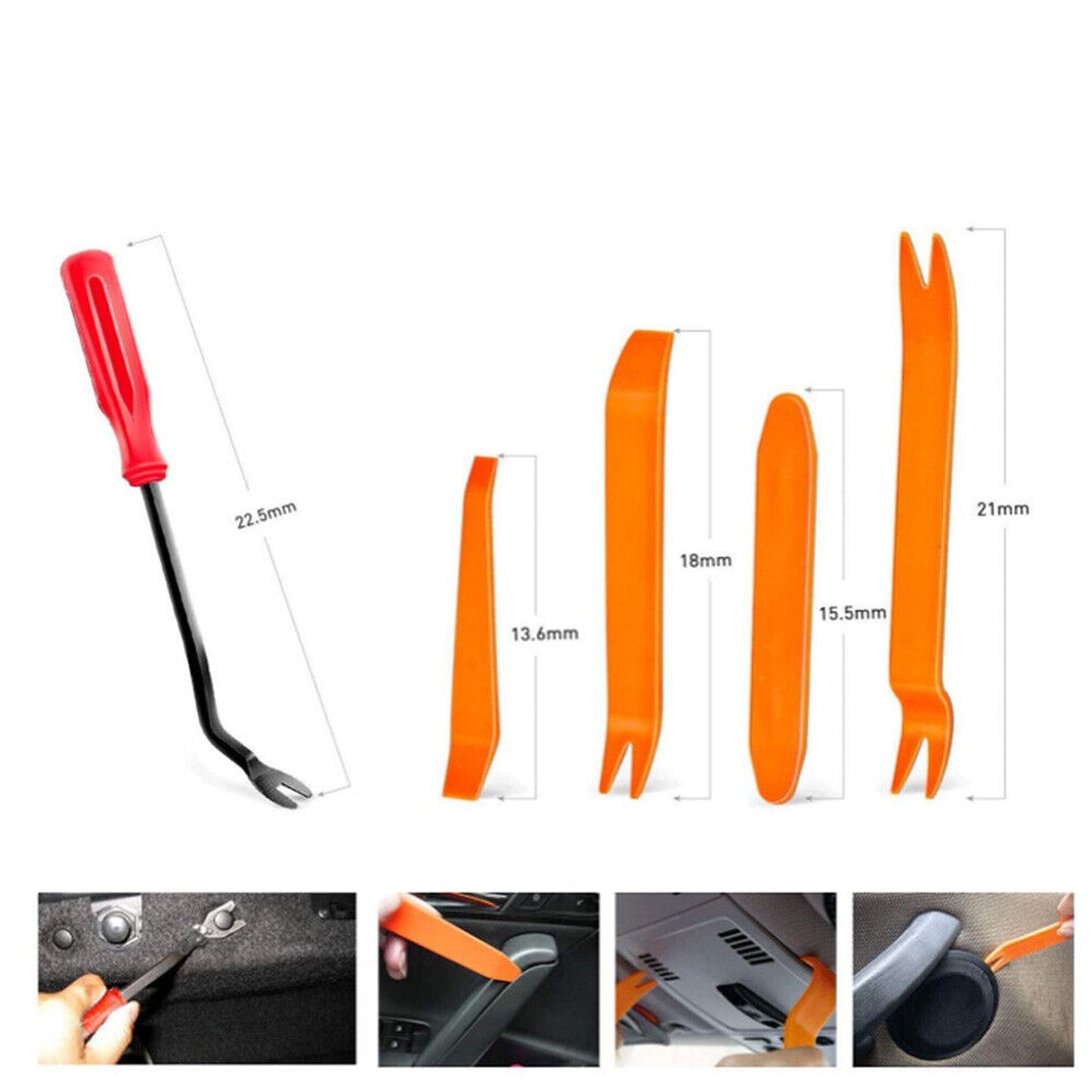 Car Body Fastener Retainer Clips Kit Universal Plastic Auto Trim Clips 1586 Pieces