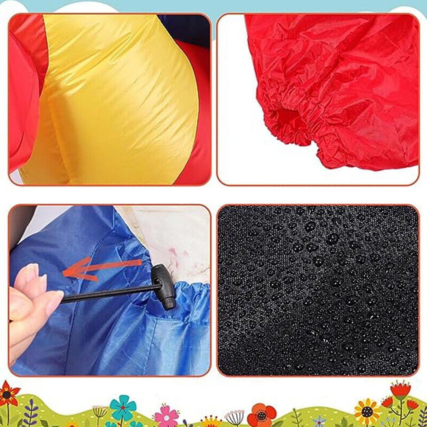 Inflatable Red Rooster Costume for Parties Blow Up Chicken Zoo Mascot