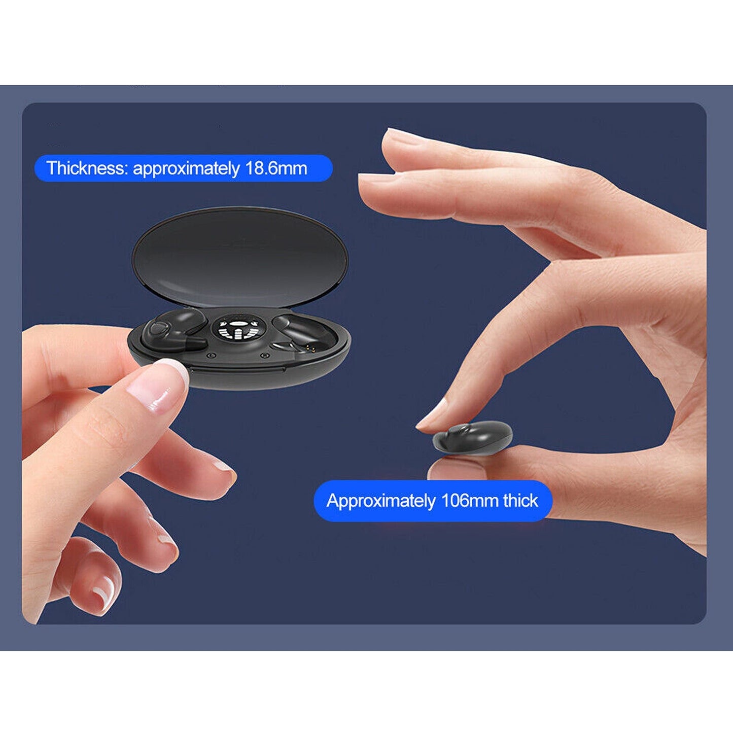IPX5 Waterproof Wireless Earphone with Double Noise Cancelling