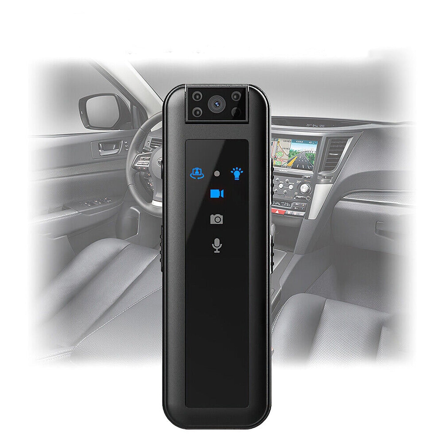 180 Degree Rotatable Mini Clip Camera with HD Night Vision 1080P