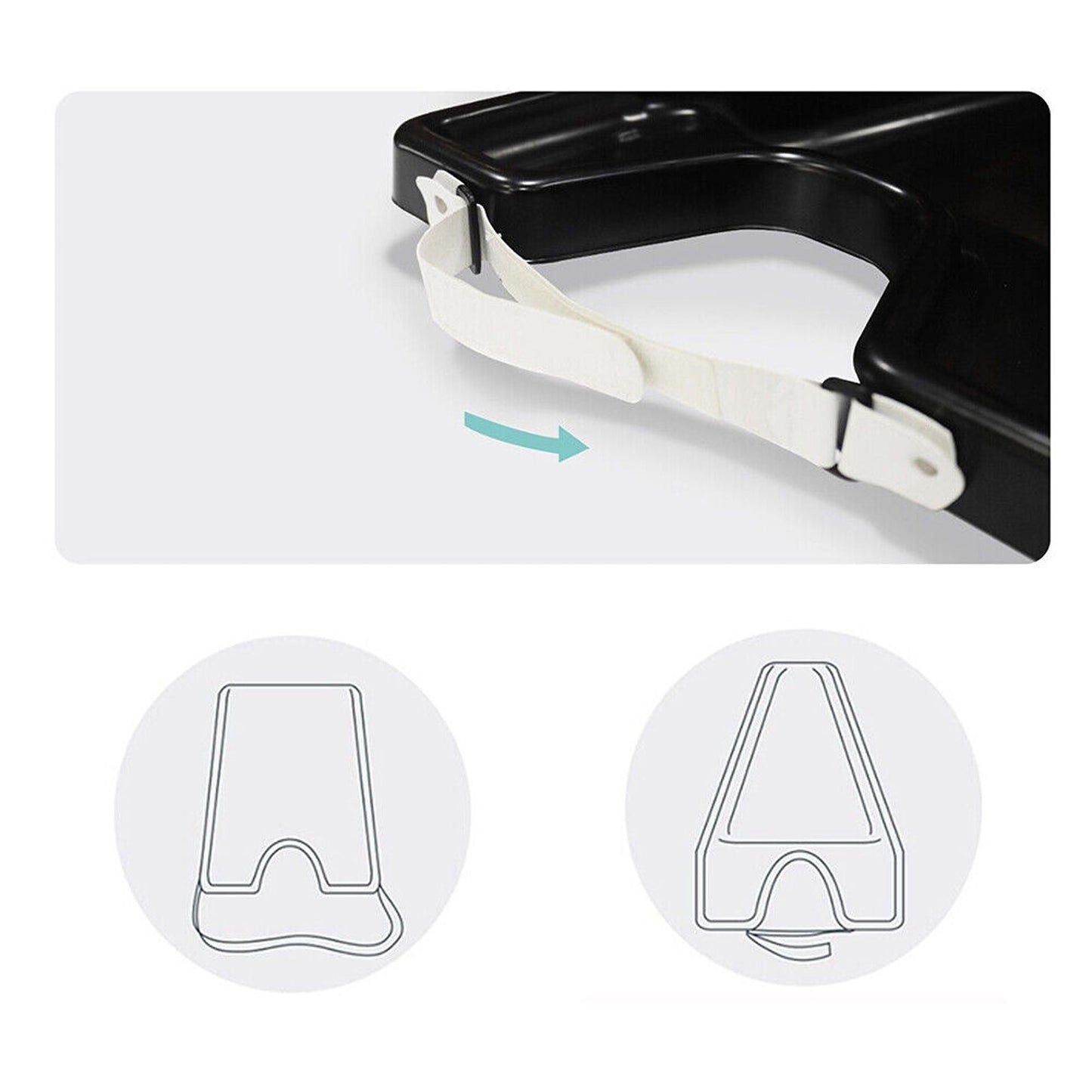 Portable Shampoo Basin Hair Washing Tray for Wheelchair Users